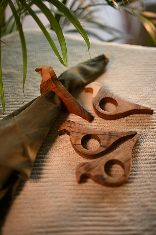 The Birdie Napkin Rings